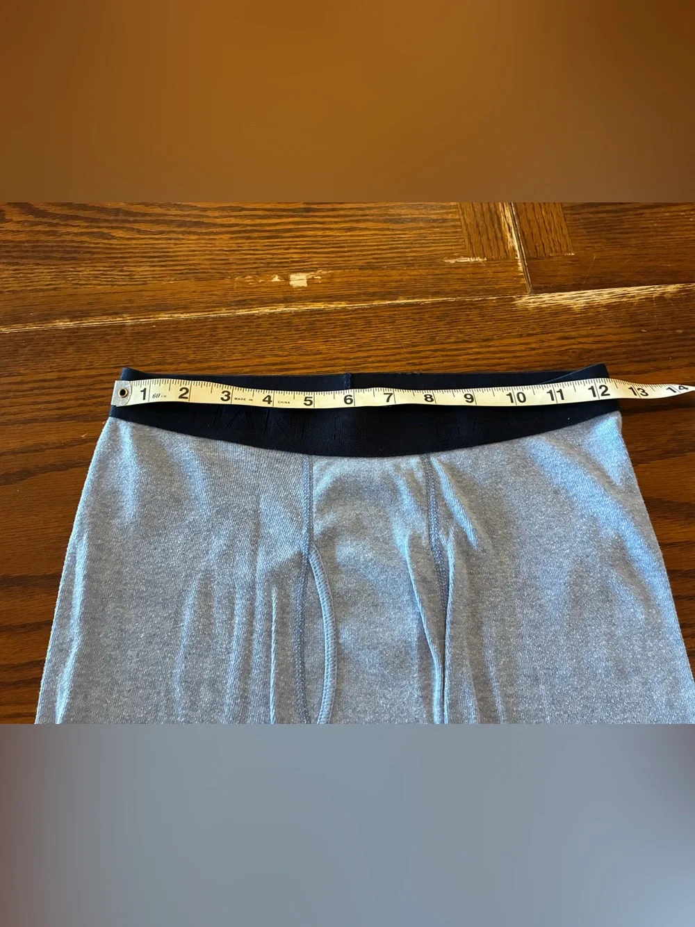 Hanes Men’s Blue Light Gray Boxer Briefs Black Waistbands 6 Pack Size Medium Lot